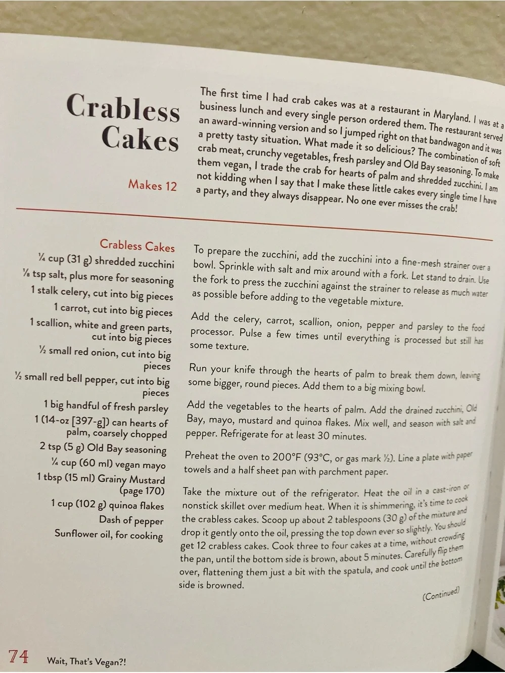 NEW Wait, That’s Vegan?! Cookbook - Lisa Dawn‎ Angerame
